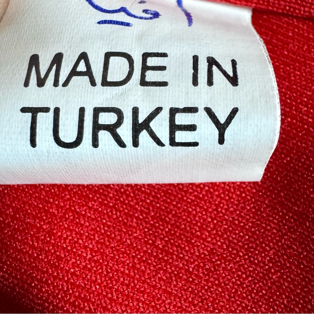 Red Ruched Off-Shoulder Prom Gown - Picture 16 of 16